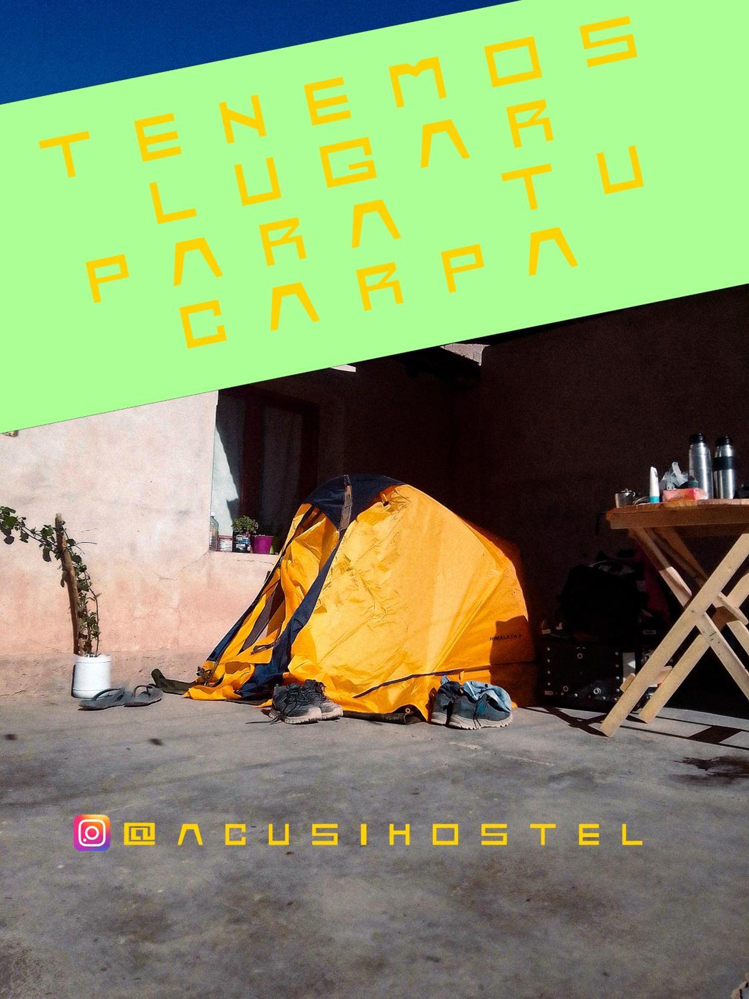 Acusi Hostel Camping Humahuaca Eksteriør billede